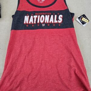 Campus Lifestyle  MLB Washington Nationals Retro Tank Top Tee Womens S - NEW